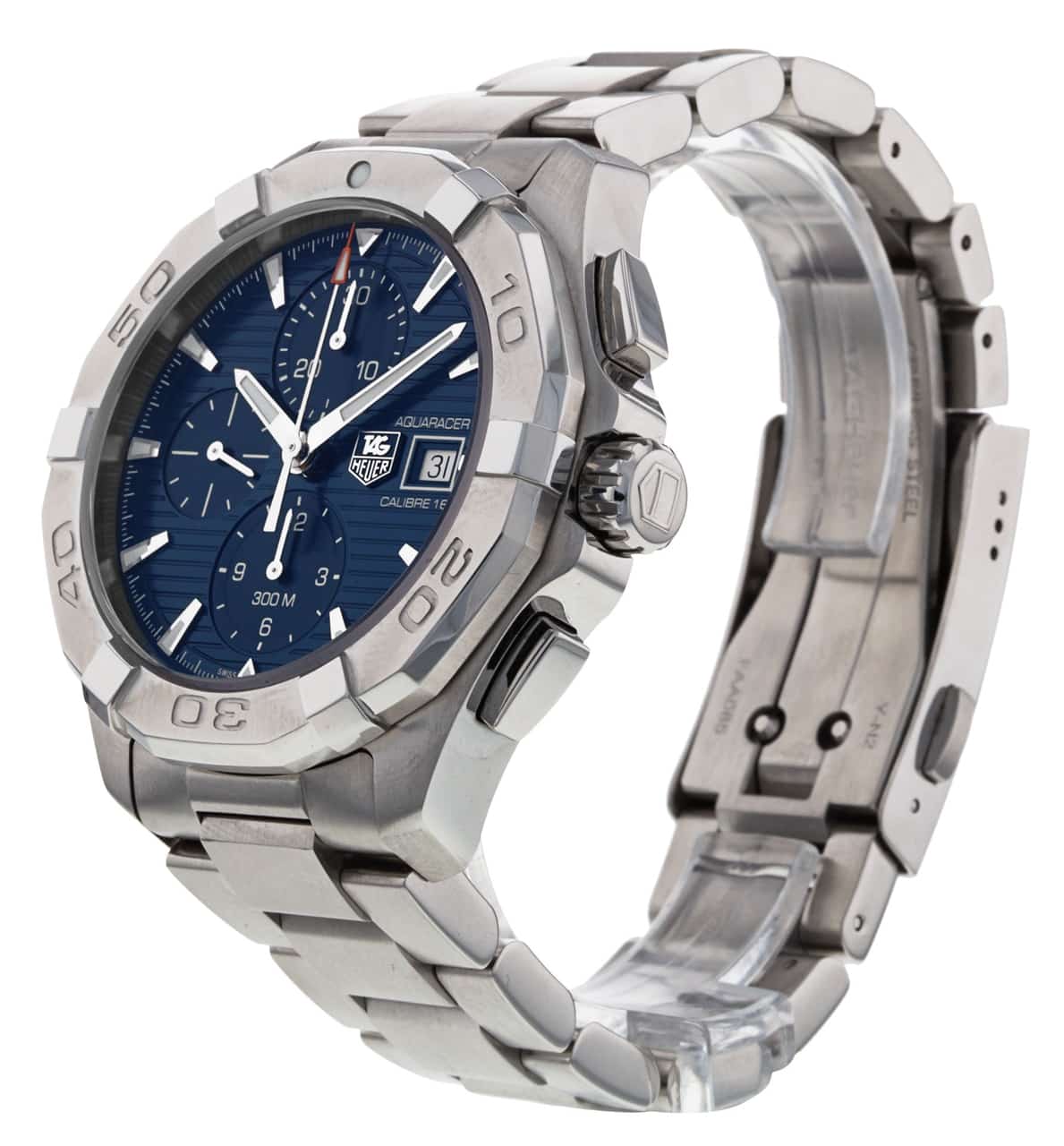 Tag Heuer Aquaracer Blue Baton Dial Bracelet Strap
